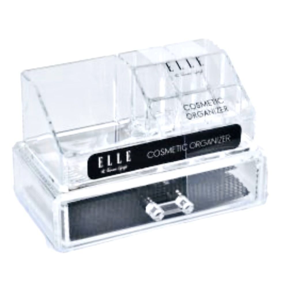 Elle 10 Compartment 2 Tier Cosmetic Organizer